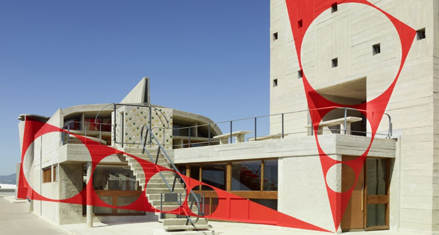 Le Corbusier's Brutal rooftop is now a trompe l'oeil