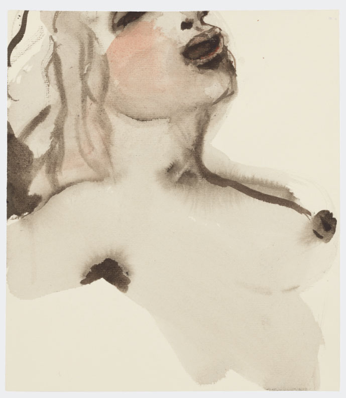 Venus in bliss (2015-2016) by Marlene Dumas