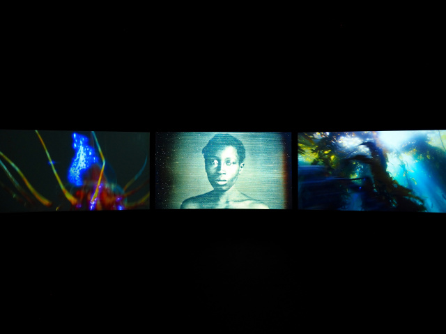 Installation view of The Vertigo Sea (2015) by John Akomfrah, courtesy of The New Museum