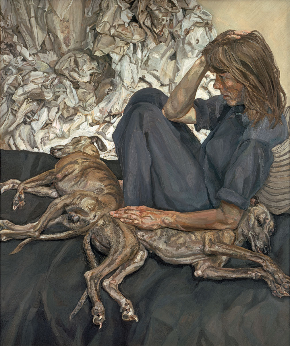 Triple Portrait (1986–7) by Lucian Freud