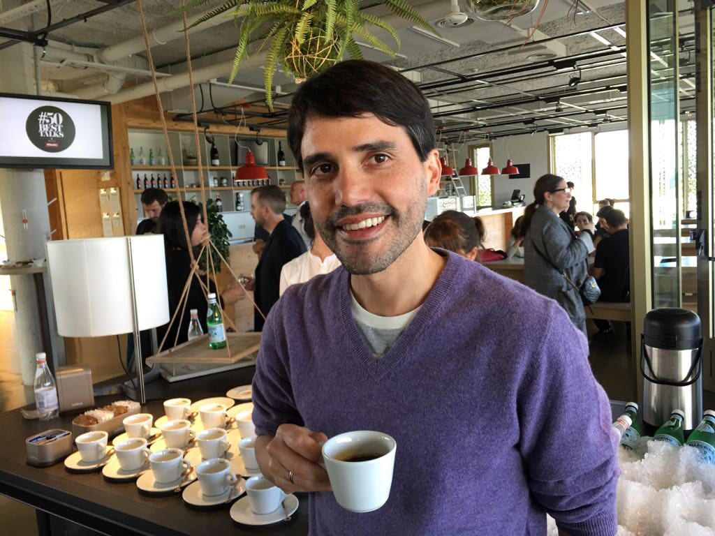 Virgilio Martinez in Bilbao. Image courtesy of the World's 50 Best Twitter account