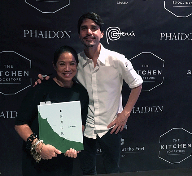 Margarita Forés and Virgilio Martinez in Manila, October 2016