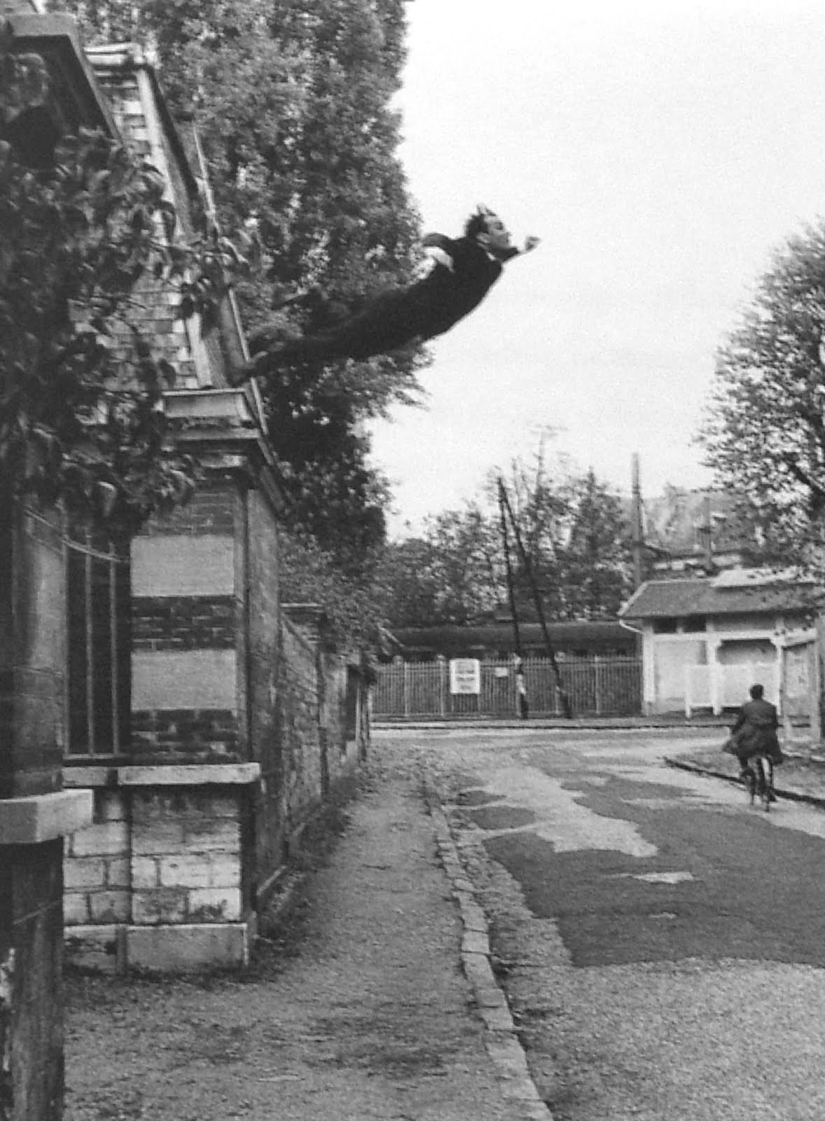 Leap into the Void (1960) by Yves Klein
