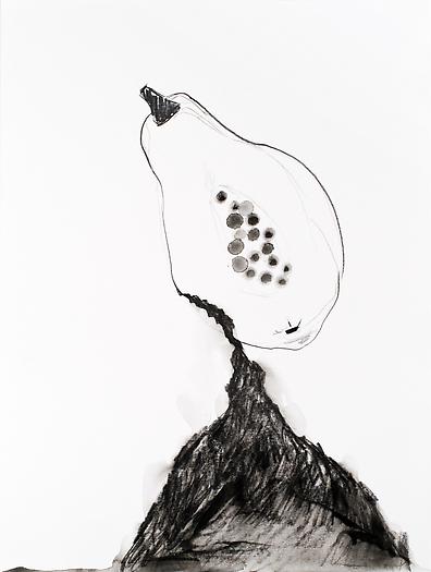 Southern Fruit (Black and Ripe) (2014) by Valerie Piraino. From Retreat