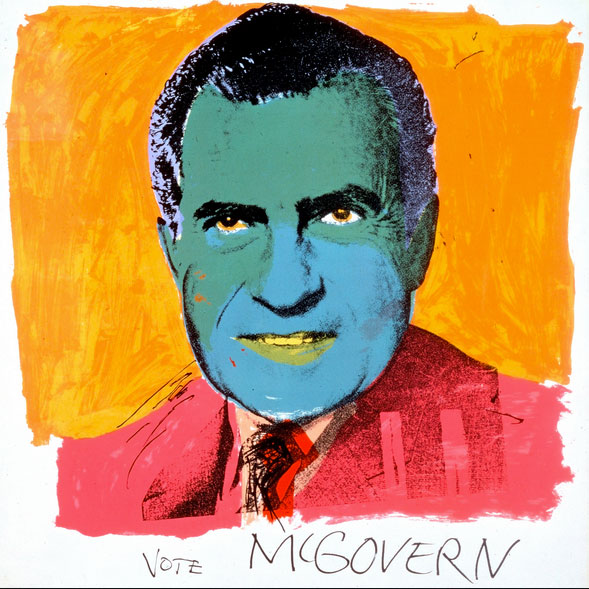 Richard Nixon (Vote McGovern) (1972) by Andy Warhol, donated to the University of Arizona Museum of Art
