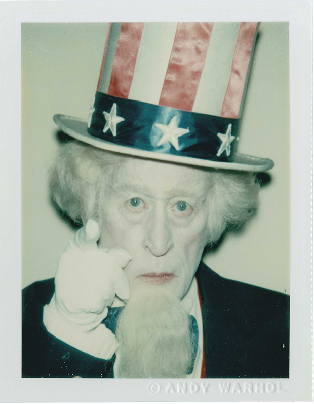 Preparatory Polaroid for Uncle Sam (1981) by Andy Warhol