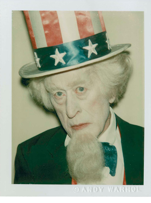 Preparatory Polaroid for Uncle Sam (1981) by Andy Warhol