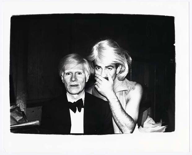 Andy Warhol and artist Victor Hugo, 1979 