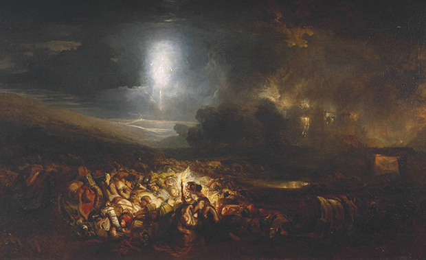 The Field of Waterloo (1815) by JMW Turner