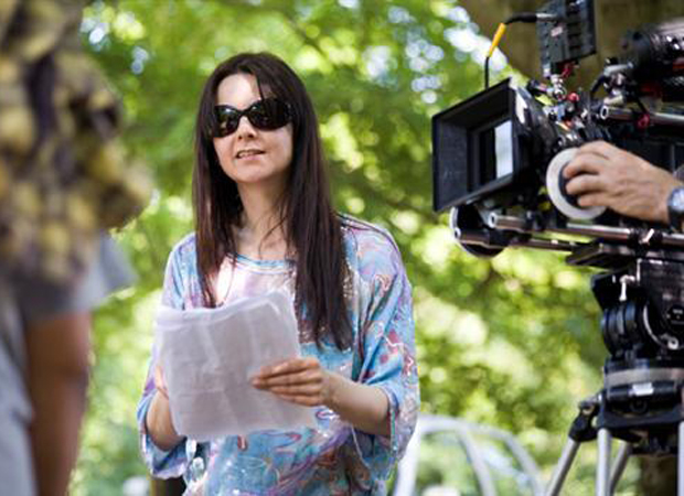 Gillian Wearing on the set of 'Self Made' 