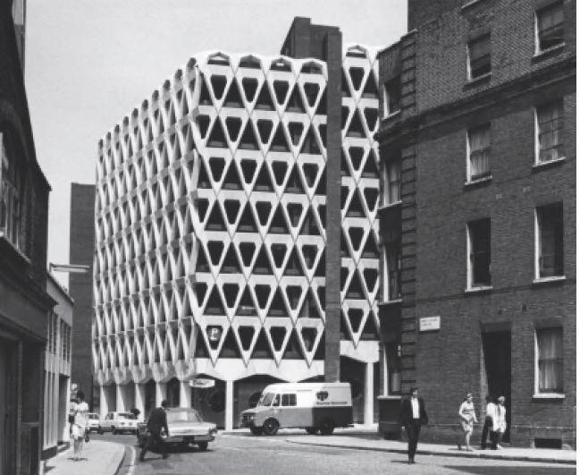 Welbeck Street Car Park, London, England, 1970, Michael Blampied & Partners 