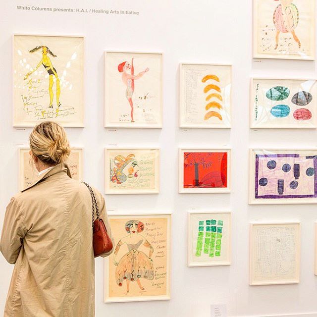 The White Columns stand at Frieze New York, 2014. Image via Frieze Art Fair's Instagram