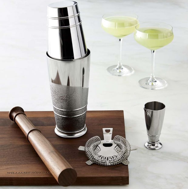 Crafthouse by Fortessa Cocktail Shaker Set - the perfect complement to our book Regarding Cocktails, and available from Sonoma Williams