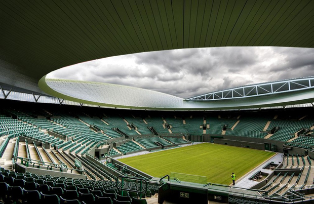 Nicholas Grimshaw's masterplan for Wimbledon 