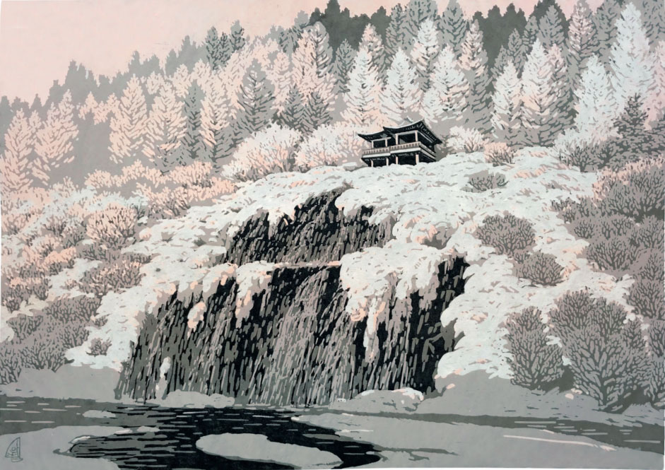 Snowflakes of Rimyongsu by Sim Won Sok, 2006