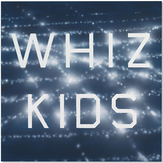 Whiz Kids (1987) by Ed Ruscha