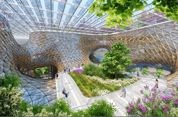 Renderings for Wooden Orchids by Vincent Callebaut Architectures