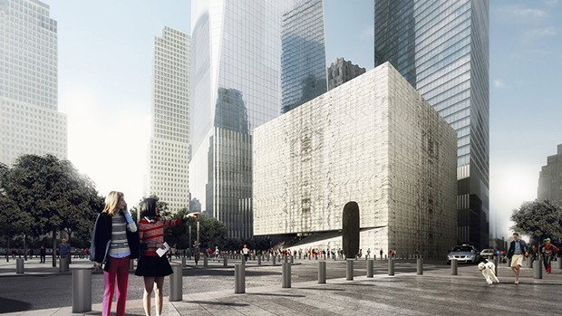 A giant cube will take shape on WTC site