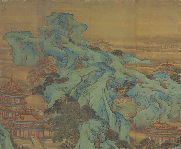 Spring Mountains by Yuan Yao (1720-1780). Image courtesy of Christie's 