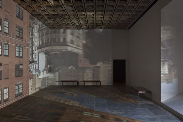 Zoe Leonard, 945 Madison Avenue, 2014 (installation view, Whitney Museum of American Art, New York). Collection of the artist; courtesy the artist, Galerie Gisela Capitain, Murray Guy, and Galleria Raffaella Cortese. Photograph by Bill Jacobson Studio, New York